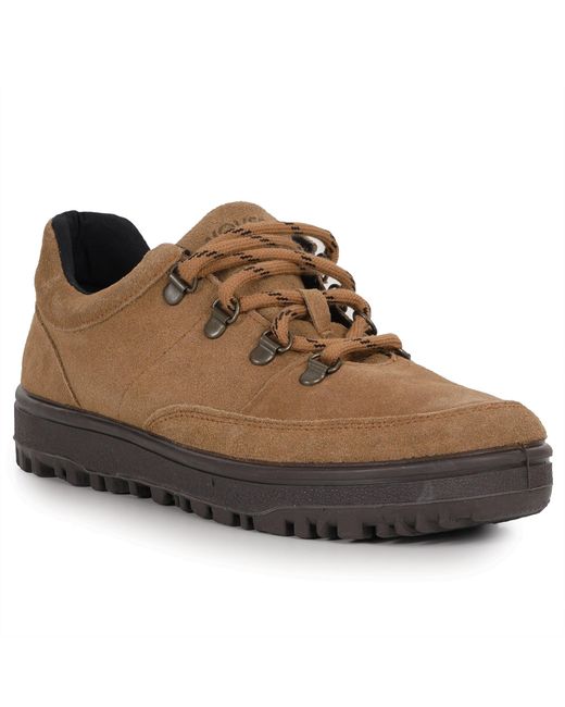 Novesta Brown Trampky Suede Trainer for men