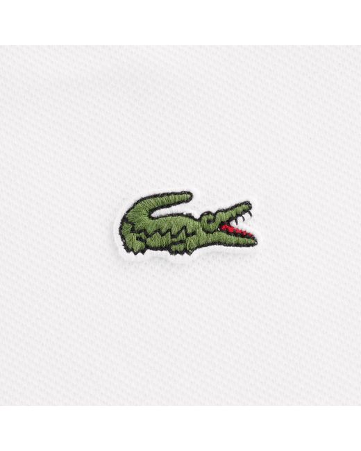 Lacoste White Classic Pique Polo Shirt for men