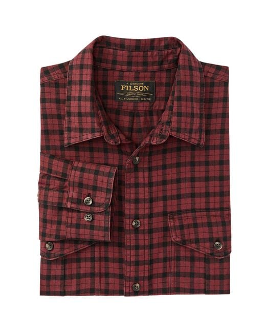 Filson Purple Alaskan Guide Shirt for men