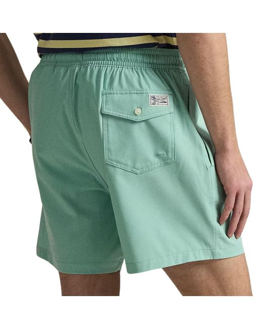 Polo Ralph Lauren Green Traveler Swim Shorts for men