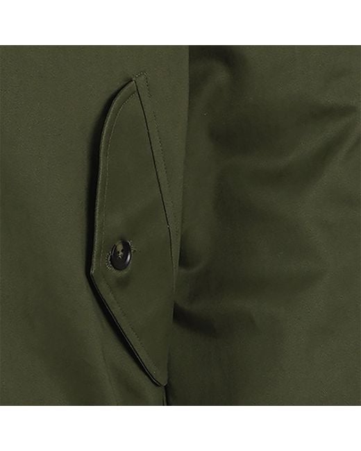 real hoxton Green Harrington Jacket for men