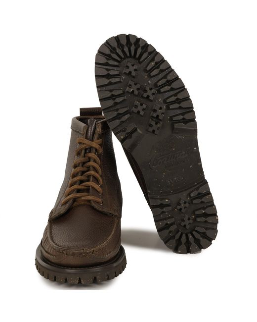 Yuketen Brown Angler Db Boots for men