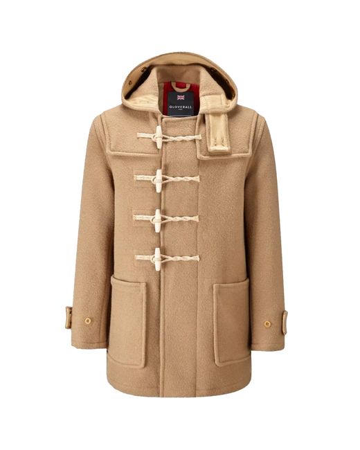 Gloverall Natural Union Jack Mid Monty Duffle for men