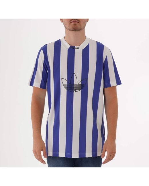 adidas t shirt stripes