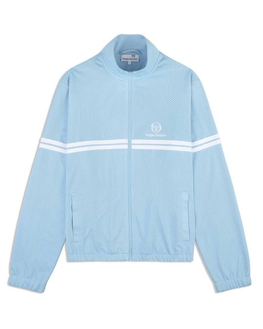 Sergio Tacchini Blue Arturo Mesh Track Jacket for men