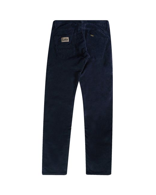 Lois Blue Sierra Thin Cord Trousers for men