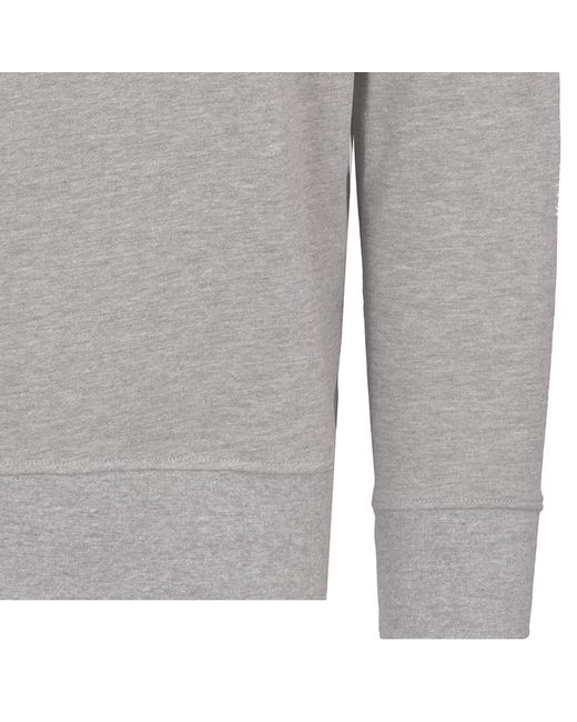 real hoxton Gray Loopback Cotton Sweatshirt for men