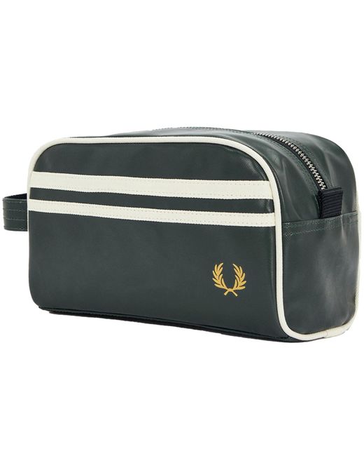 Fred Perry Green Wash Bag for men