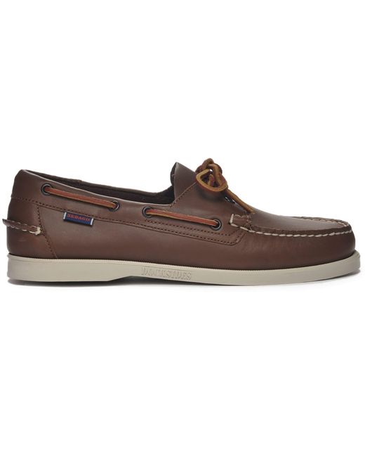 Sebago Brown Docksides Portland for men
