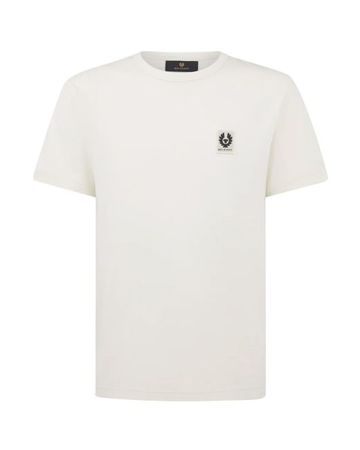 Belstaff White Logo T-Shirt for men