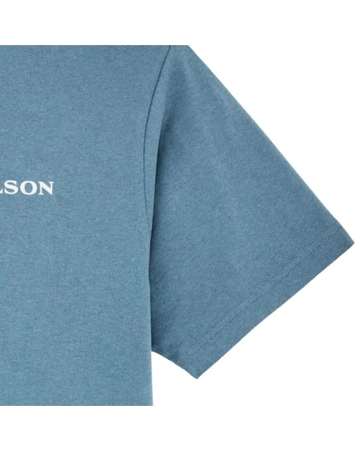 Filson Blue Scenic Graphic T-Shirt for men