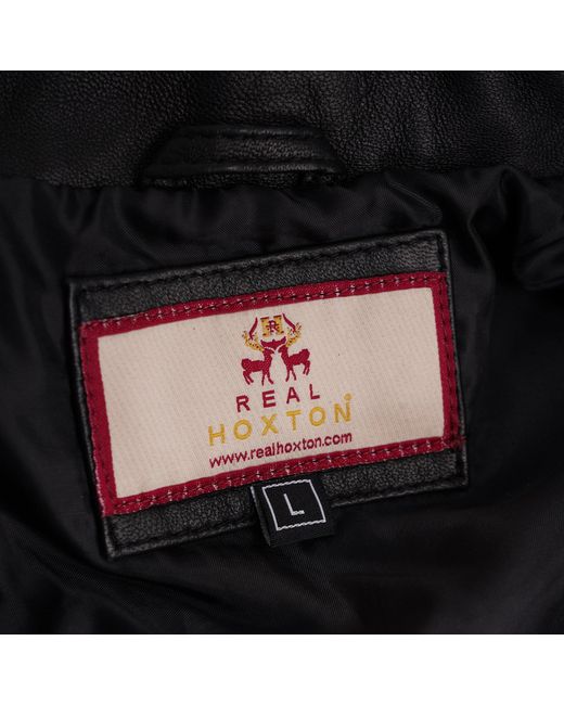 real hoxton Black Safari Jacket for men