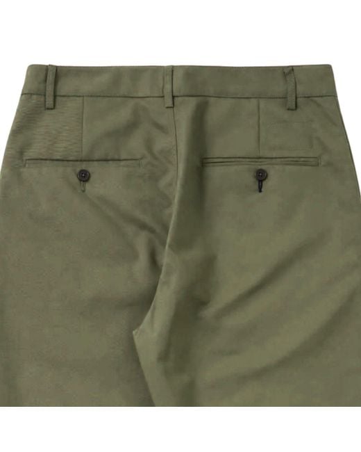 Universal Works Green Military Chinos for men