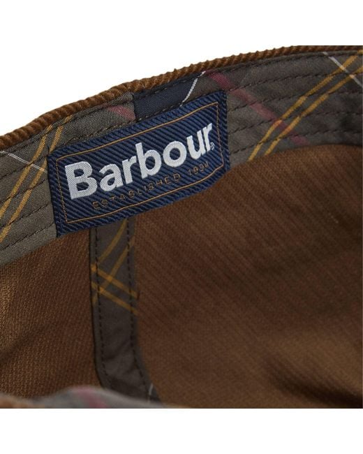 Barbour Brown Bayfield Flat Cap for men