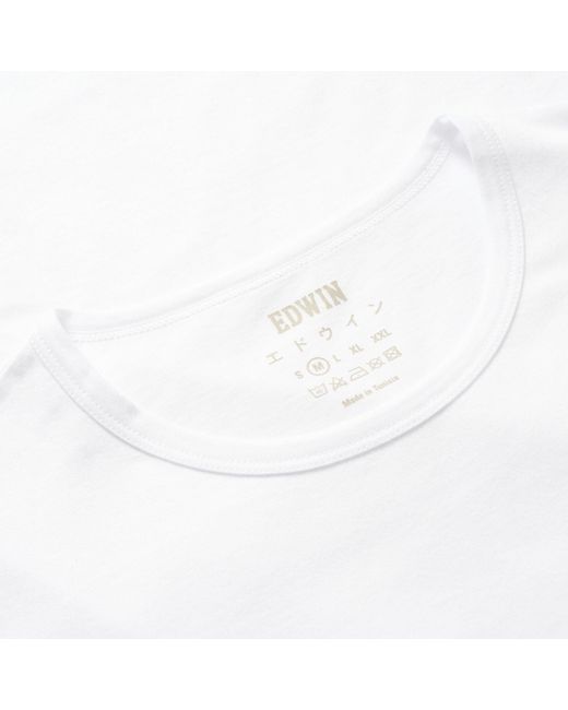 Edwin White Double Pack T-Shirt for men