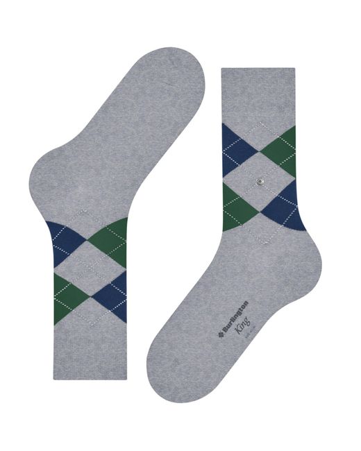 Burlington Gray King Socks for men