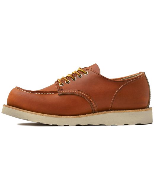 Red Wing Brown Wing Moc Toe Oxford for men