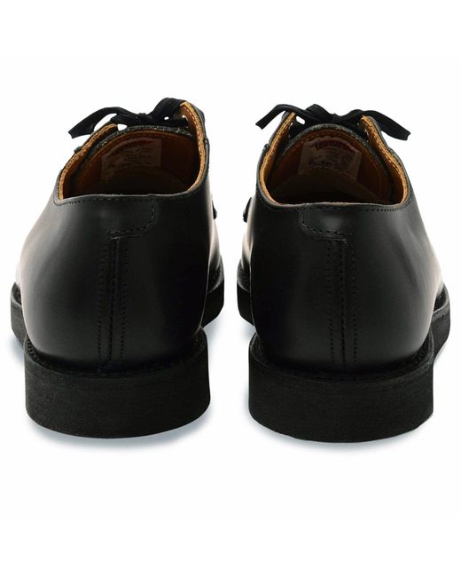 Red Wing Black 101 Postman Oxford Shoes for men