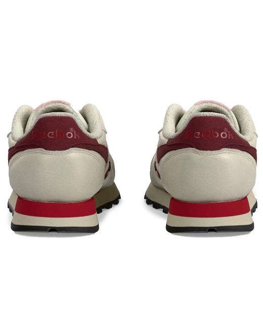 Reebok White Classic Leather Sneakers for men