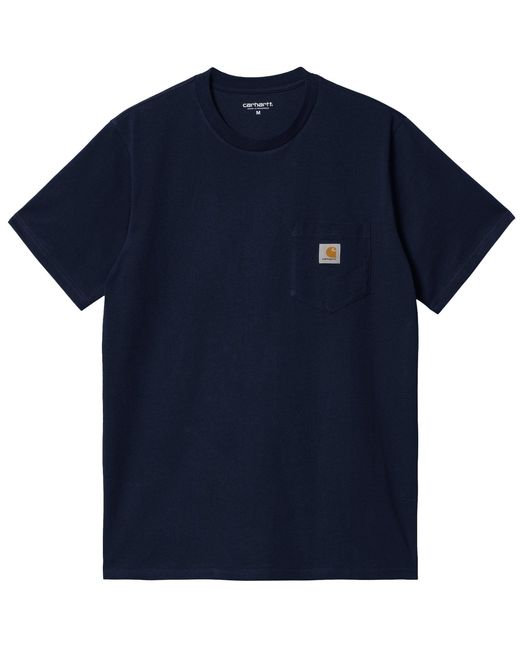 Carhartt Blue Short Sleeve Pocket T-Shirt for men
