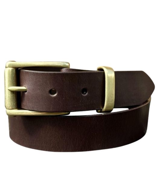 Barnes & Moore Brown Garrison Belt for men