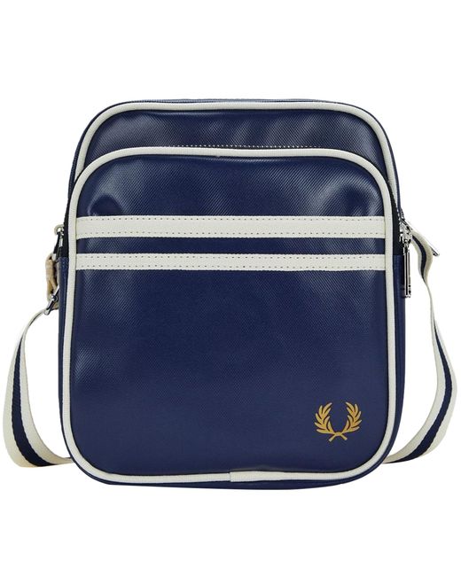 Fred Perry Blue Classic Side Bag for men