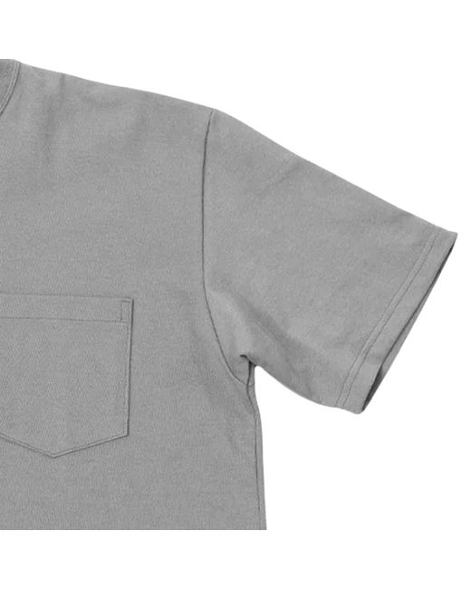 Orslow Gray Pocket T-Shirt for men