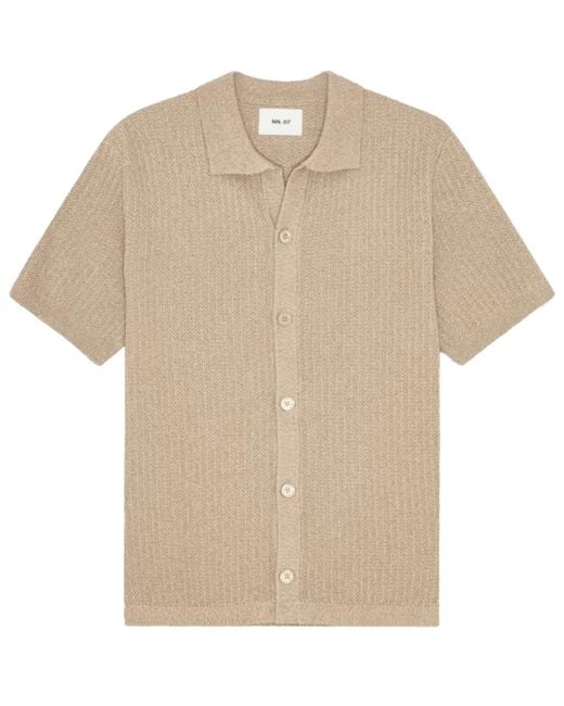 NN07 Natural Ares Organic Cotton Shirt for men