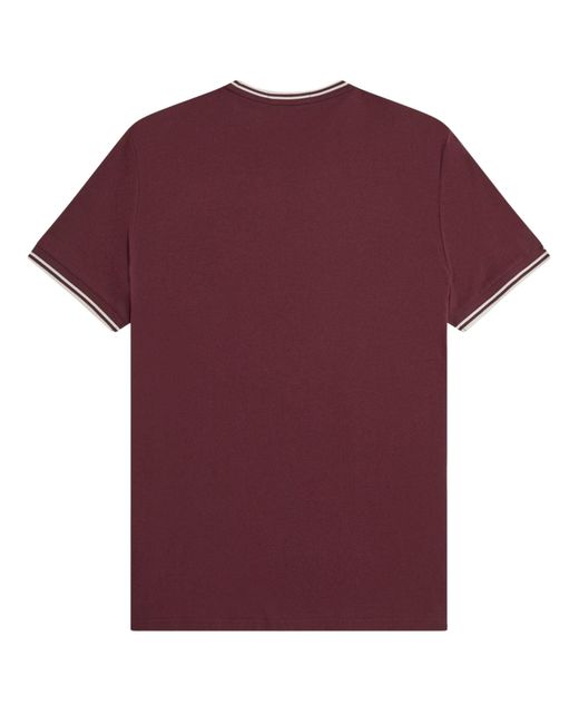 Fred Perry Purple Twin Tipped T-Shirt for men
