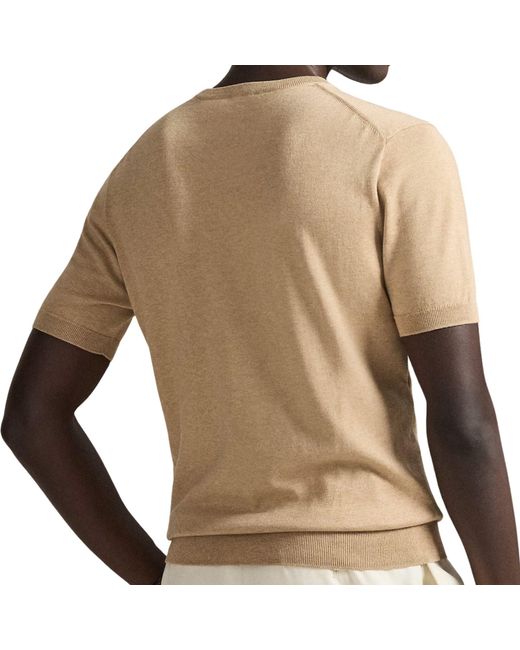 Polo Ralph Lauren Natural Crewneck Short-Sleeve Knit for men