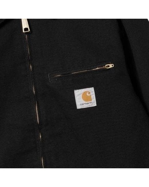 Carhartt Black Og Detroit Jacket for men