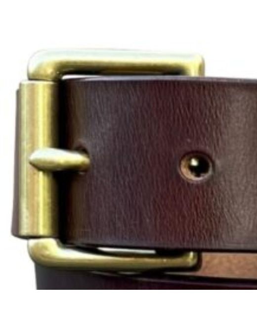 Barnes & Moore Brown Roller Belt for men