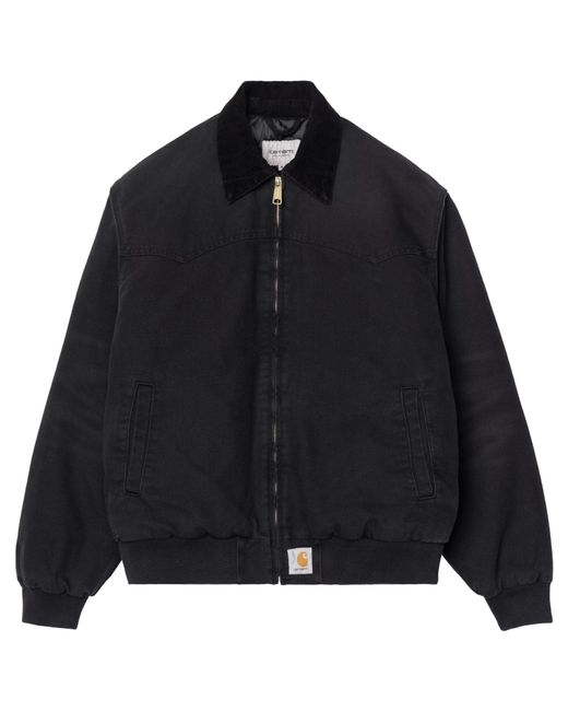 Carhartt Black Og Santa Fe Jacket for men