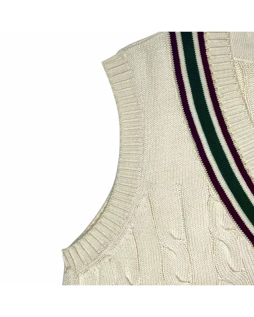 real hoxton Natural Cricket Vest for men