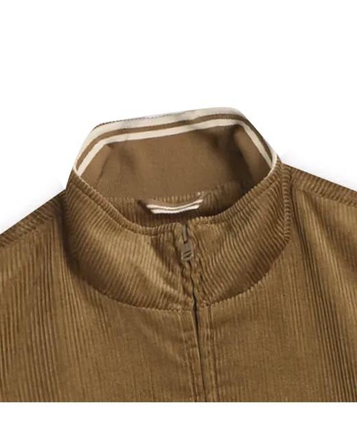 Fred Perry Green Corduroy Brentham Jacket for men