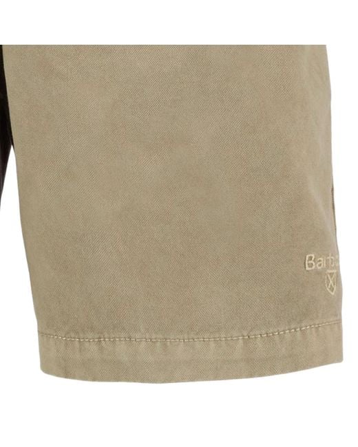Barbour Natural Oxford Relaxed Shorts for men