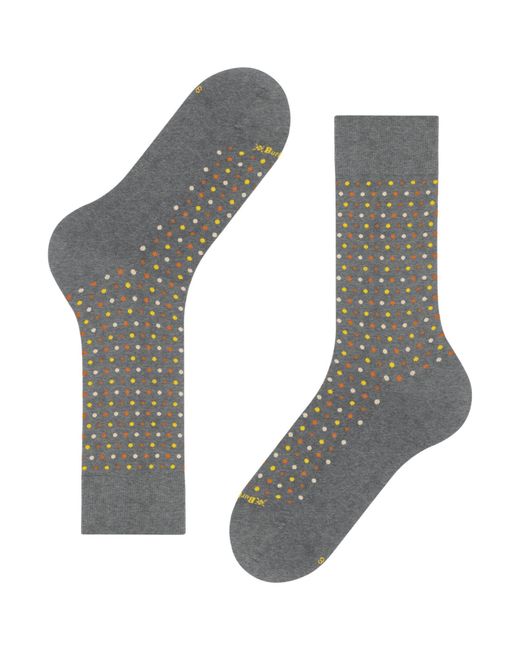 Burlington Gray Dot Socks for men