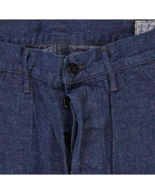Orslow Blue Us Pant for men