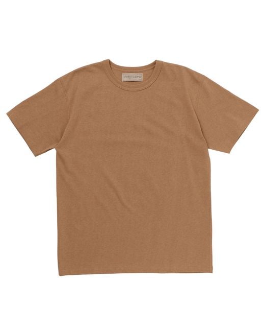 Wonder Looper Brown Foxfibre Tsuriami T-Shirt for men
