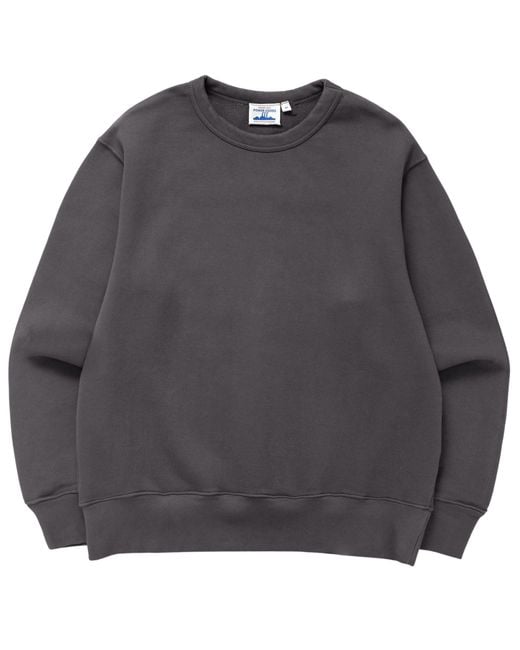 Power Goods Gray Loopback Crewneck for men