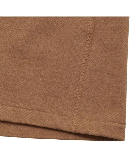 Wonder Looper Brown Foxfibre Tsuriami T-Shirt for men