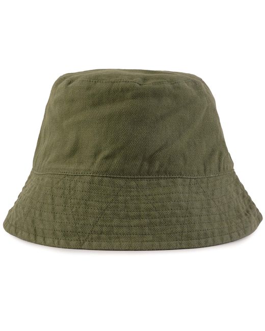 Engineered Garments Green Hemp Satin Bucket Hat for men