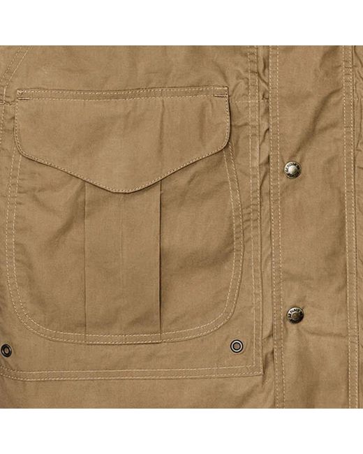 Filson Green Dry Wax Omak Coat for men