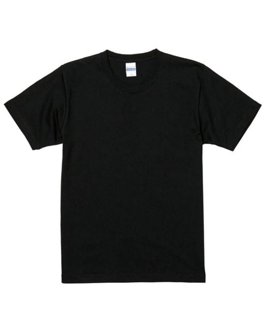 United Athle Black Authentic Super Heavyweight 7.1Oz T-Shirt for men