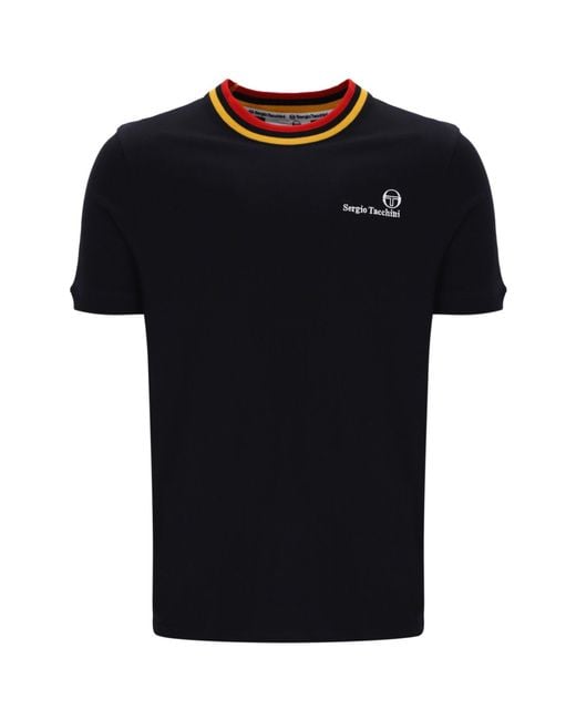 Sergio Tacchini Black Rainer Fc T-Shirt for men