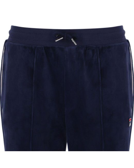 Fila Blue Velour Joggers for men