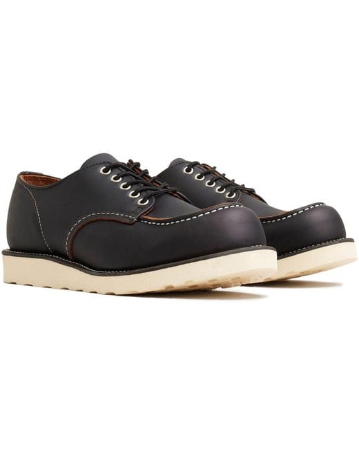 Red Wing Black Moc Toe Oxford for men