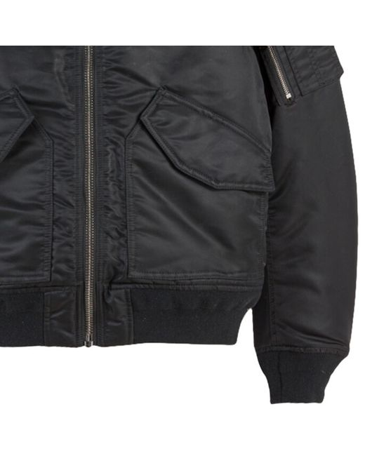 Schott Nyc Black Cwu 90's Fit Bomber Jacket for men