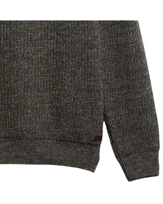 Barbour Gray Horseford Crew Neck Jumper for men