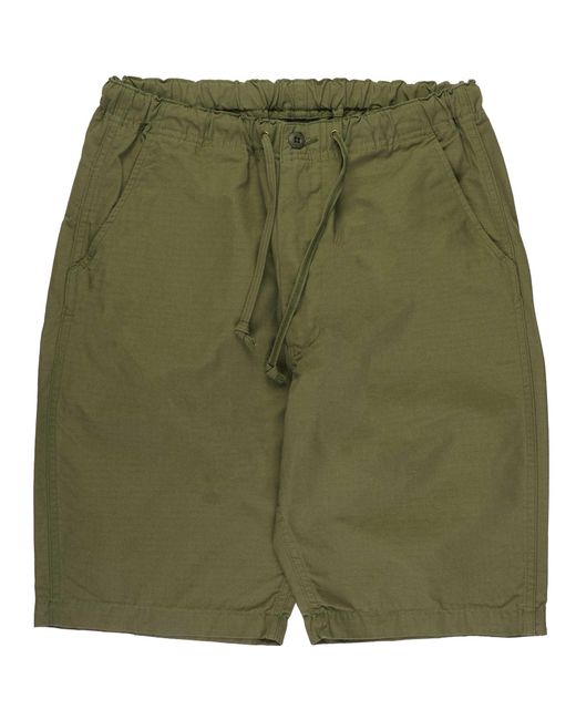 Orslow Green New Yorker Shorts Cotton Poplin for men